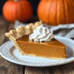 Classic Fresh Pumpkin Pie