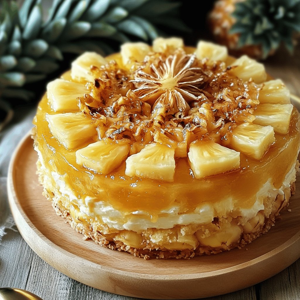 Gâteau à l'ananas facile