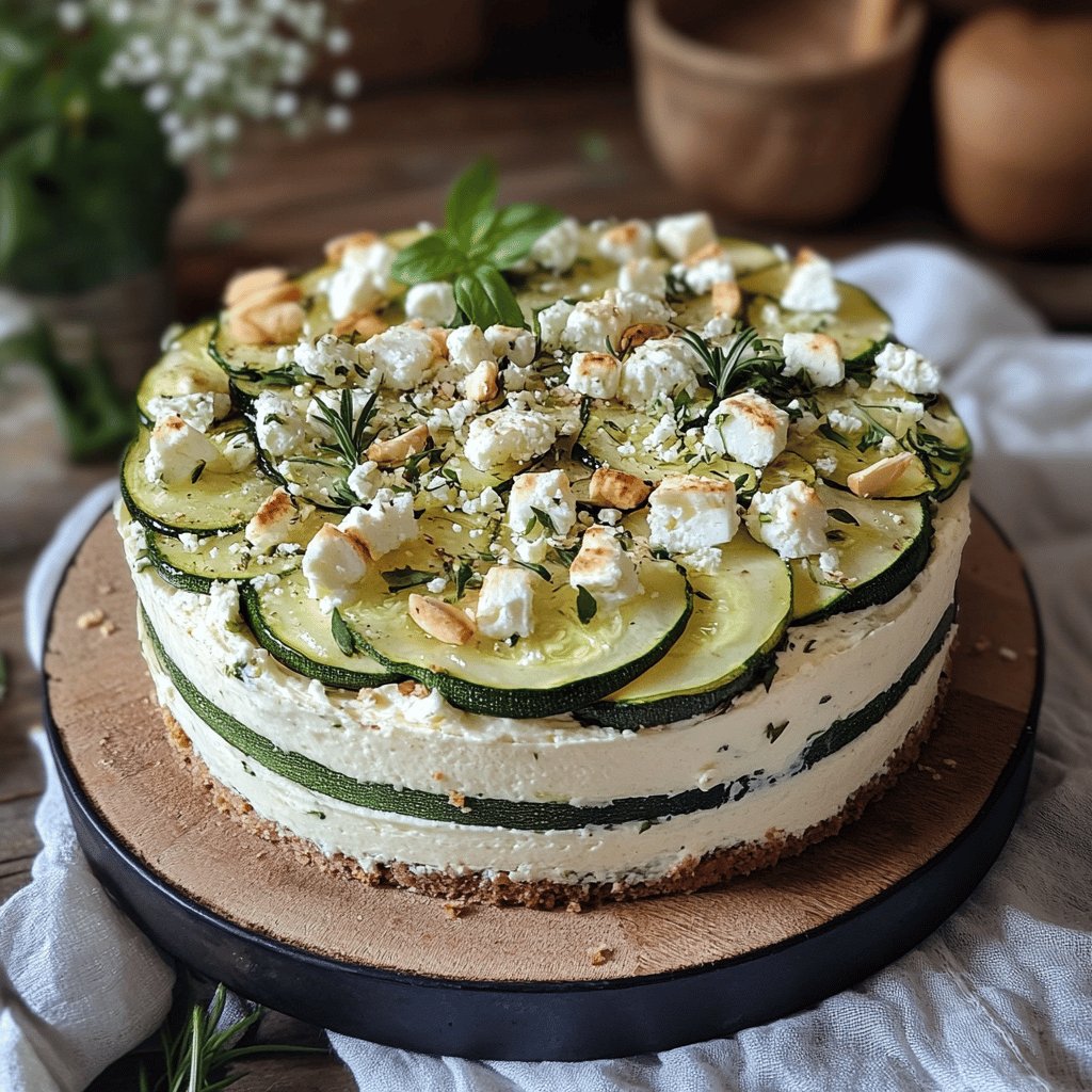 Cake salé courgettes et feta