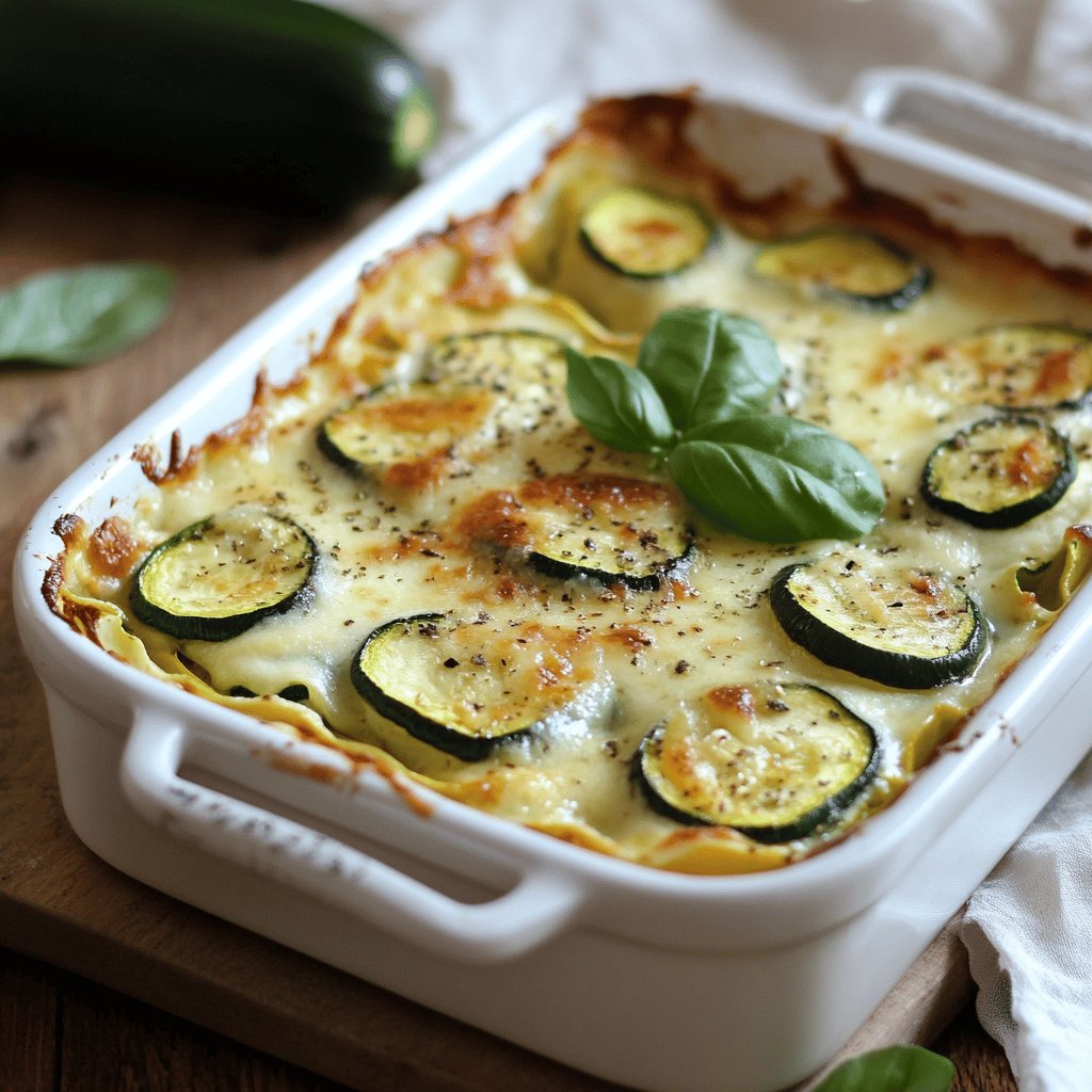 Lasagnes de courgettes