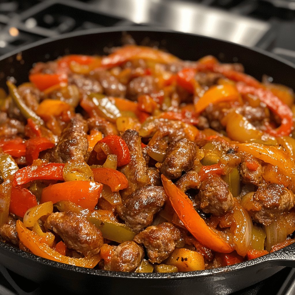 Italian Sausage with Peppers and Onions