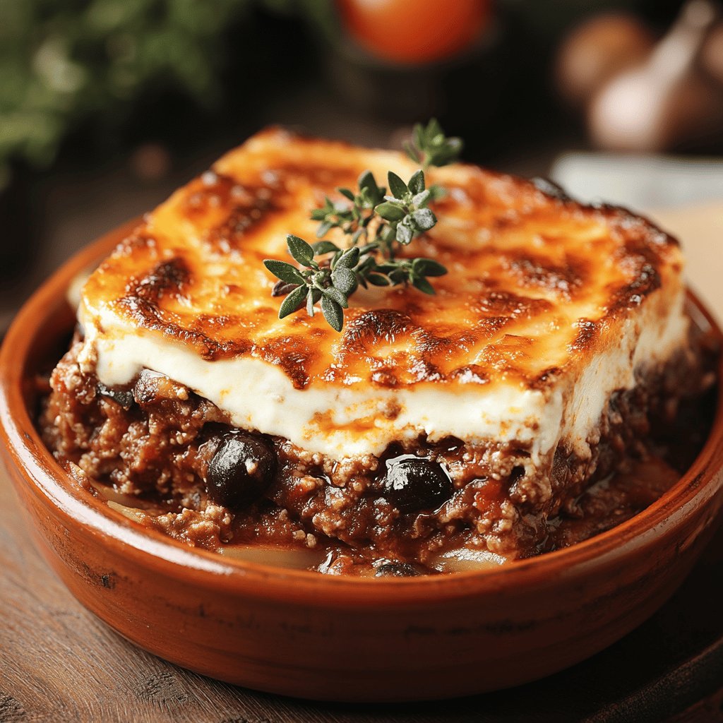 Moussaka traditionnelle grecque