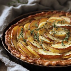 Tarte aux pommes alsacienne