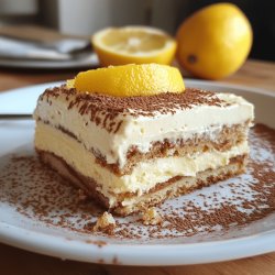 Tiramisu au Citron