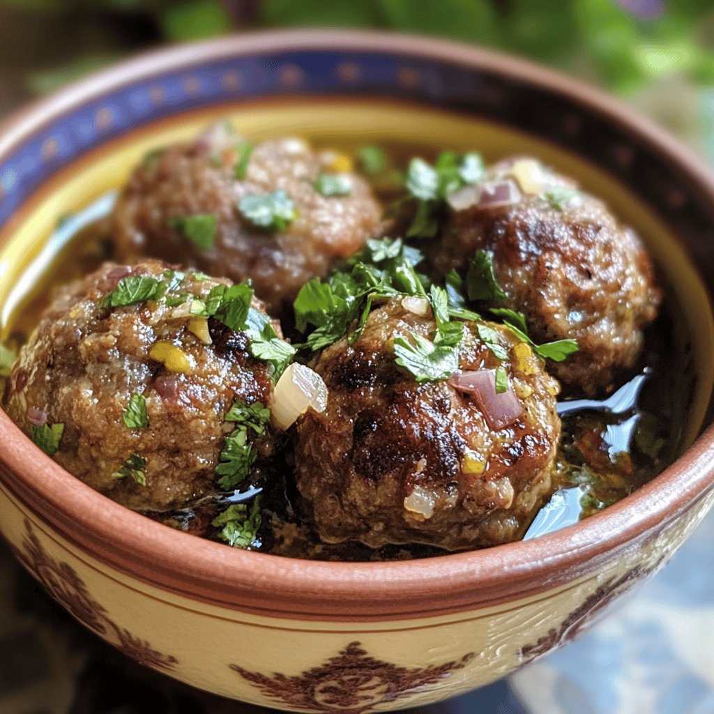 Boulettes de Kefta marocaines