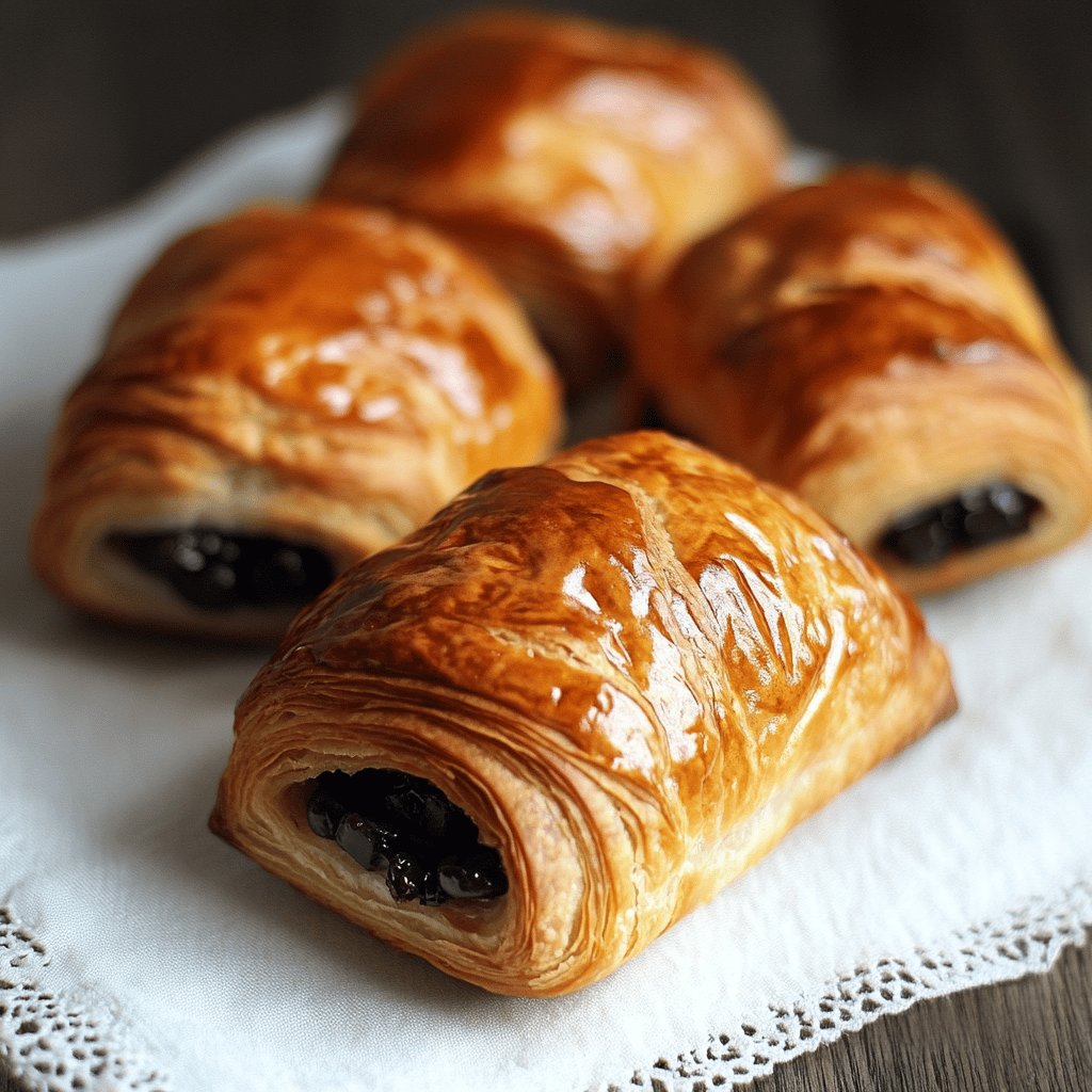 Pains au chocolat maison