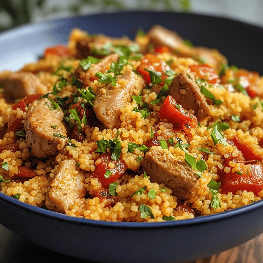 Couscous poulet et merguez au Cookeo