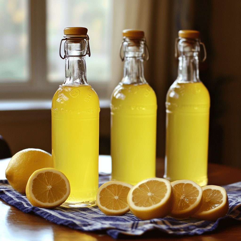 Classic Homemade Limoncello