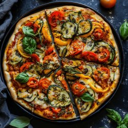 Delicious Veggie Pizza