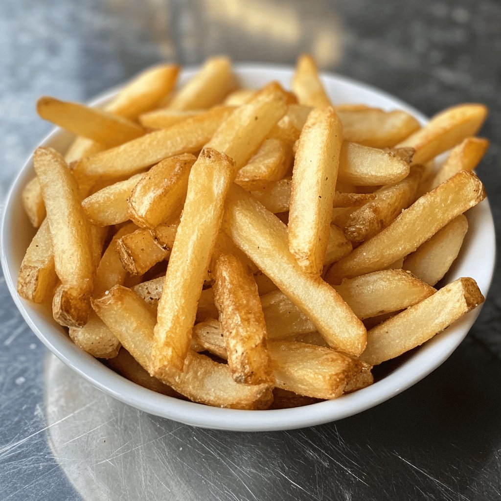 Frites maison croustillantes