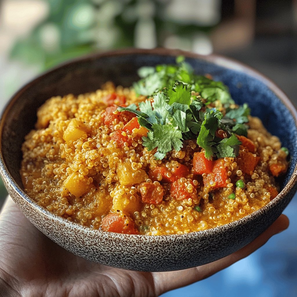 Quinoa au curry