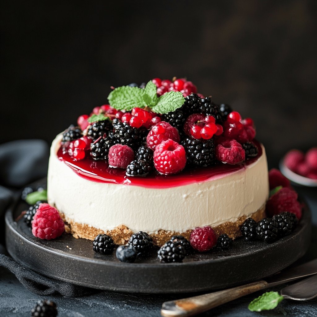 Cheesecake sans cuisson