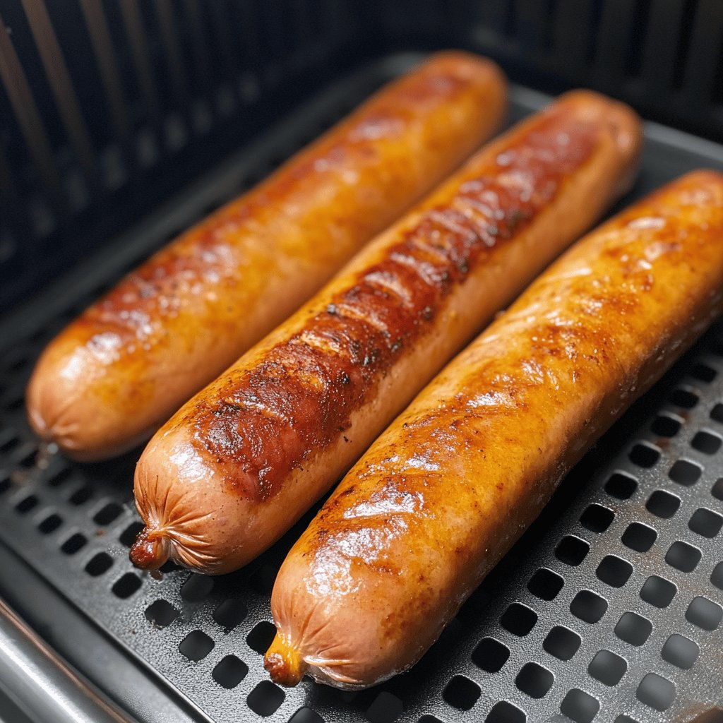 Air Fryer Hot Dogs