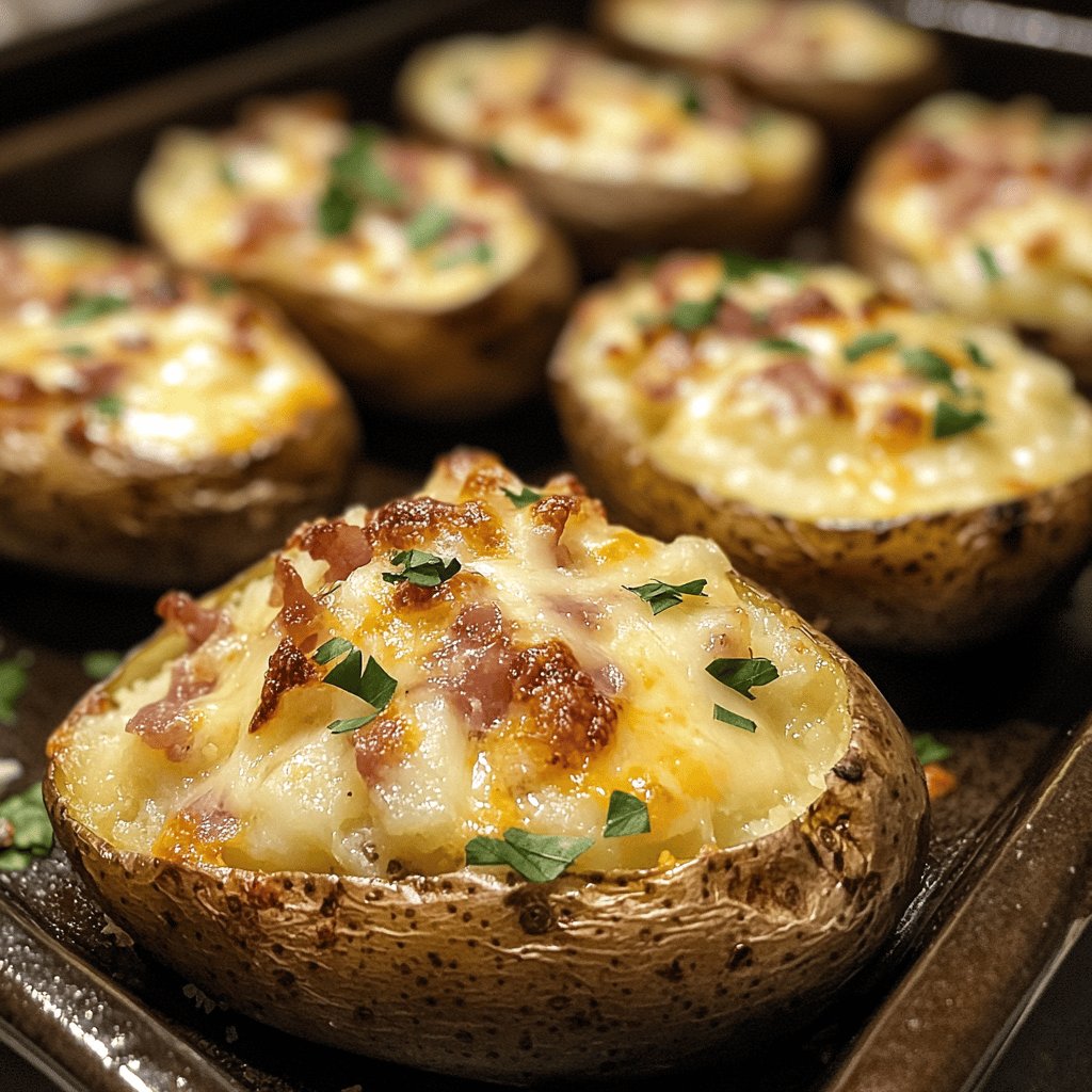 Cheesy Baked Potatoes