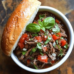 Savory Slow Cooker Italian Beef