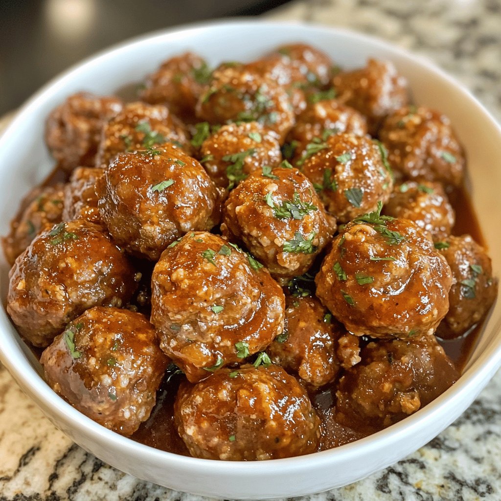 Simple Slow Cooker Meatballs