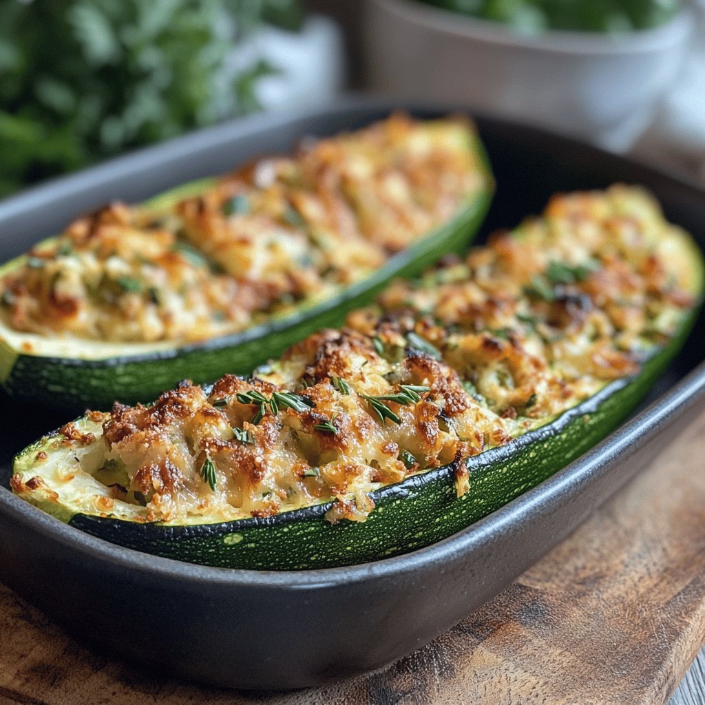 Courgettes farcies