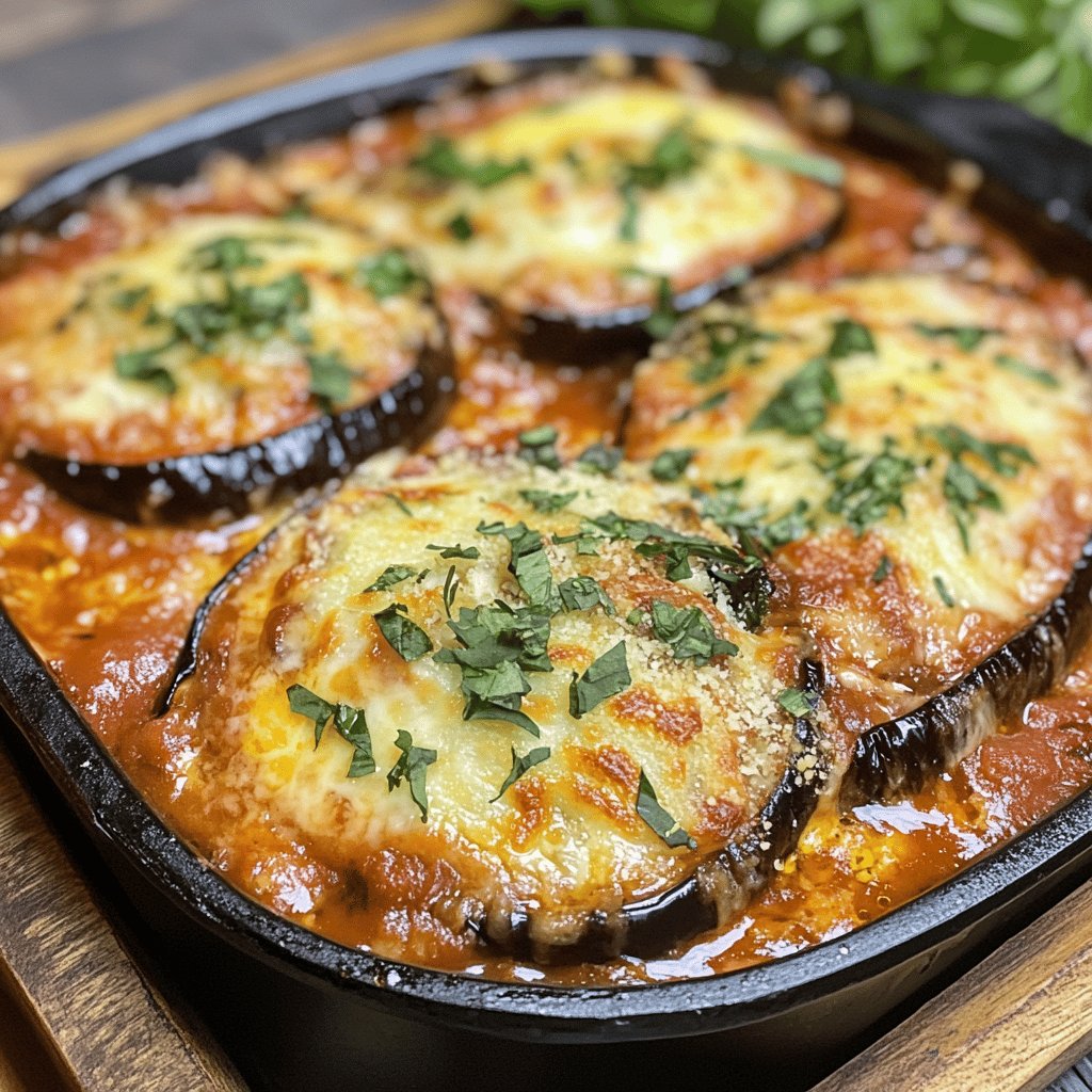 Aubergines à la Parmigiana