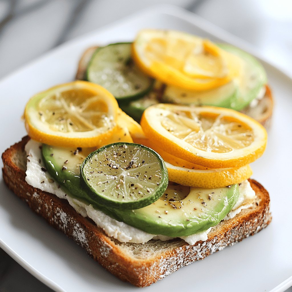 Meyer Lemon Avocado Toast