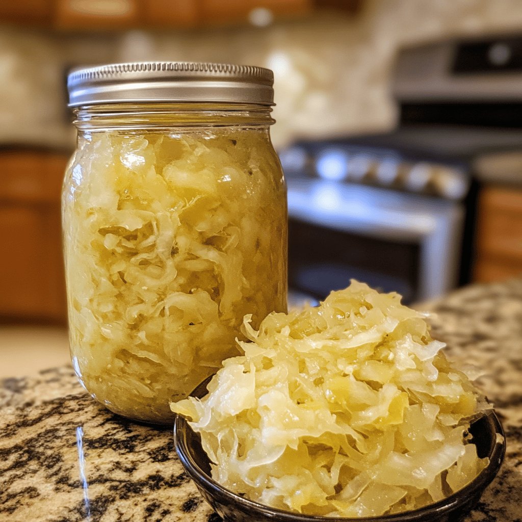 Easy Homemade Sauerkraut