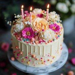 Gâteau d'anniversaire classique