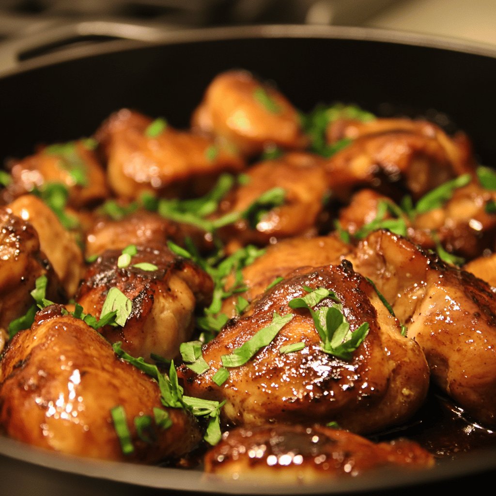 Savory Bourbon Chicken