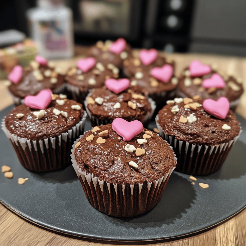 Muffins Coeur Nutella