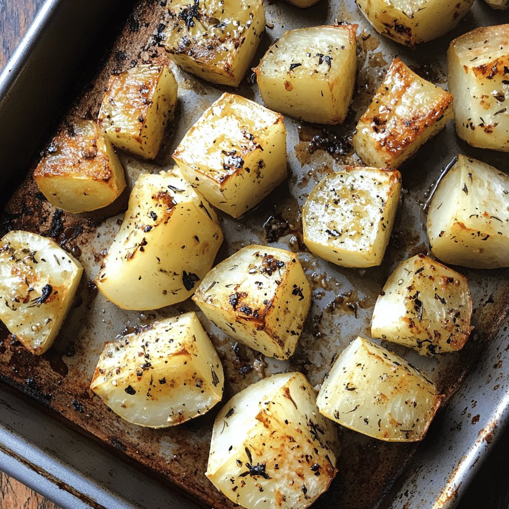 Simple Roasted Kohlrabi