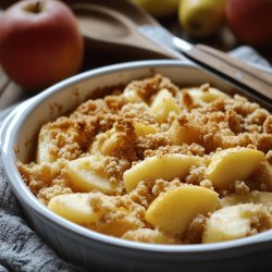 Crumble aux pommes et poires