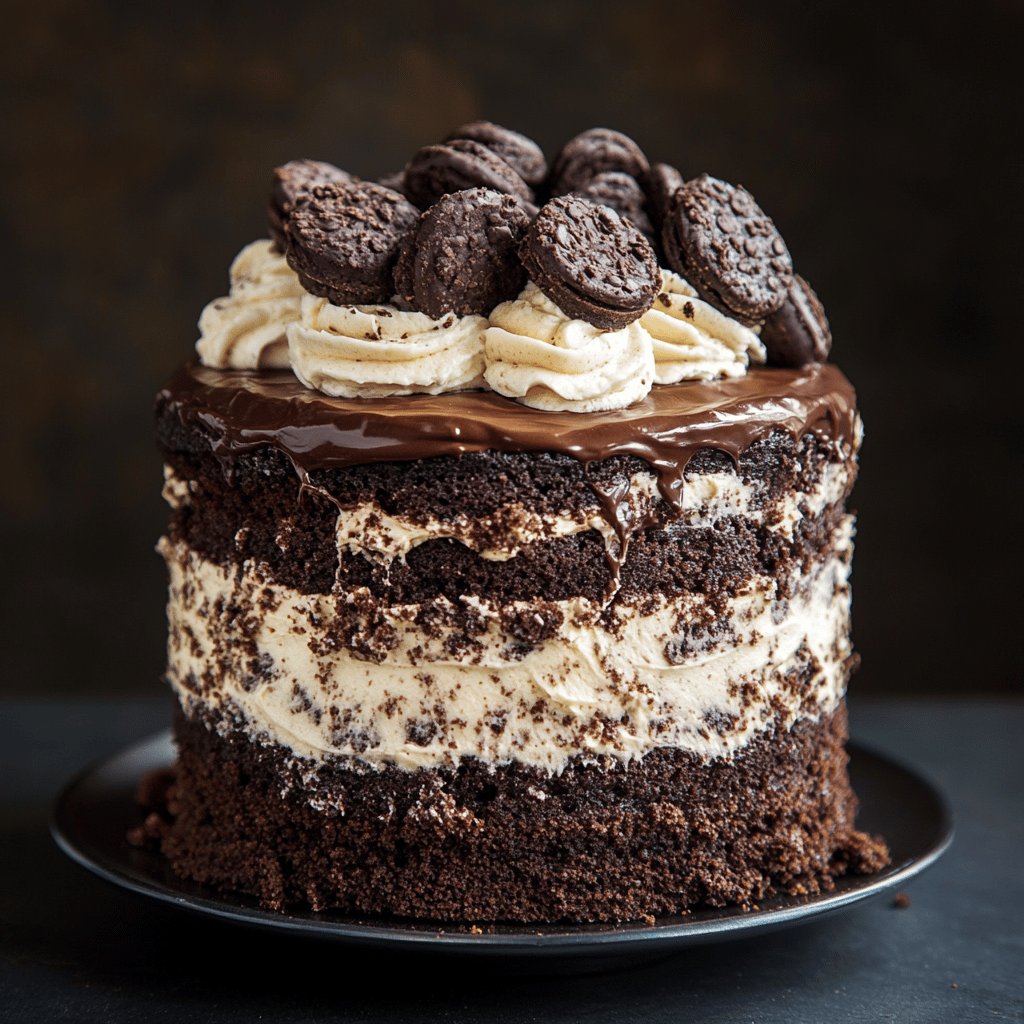 Chocolate Cookie Dirt Cake