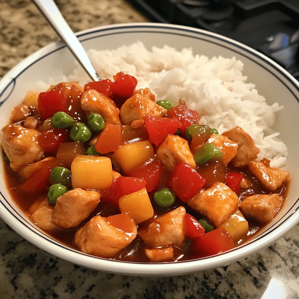 Simple Sweet and Sour Chicken