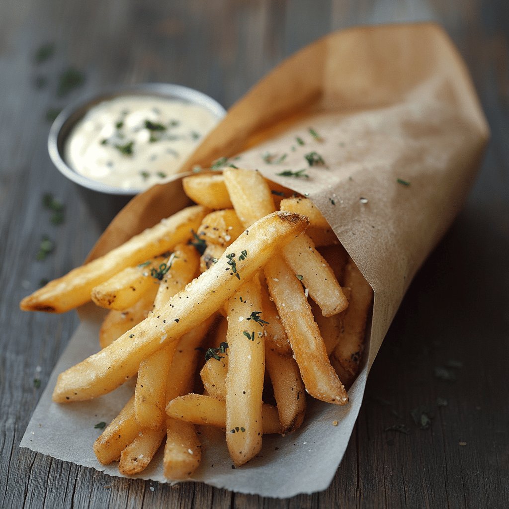 Frites au four maison