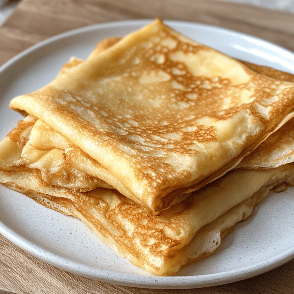 Pâte à crêpes sans œufs facile