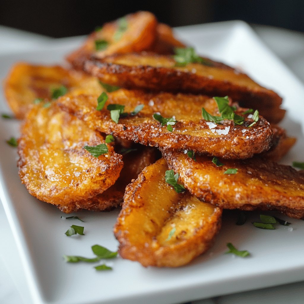 Crispy Fried Plantains