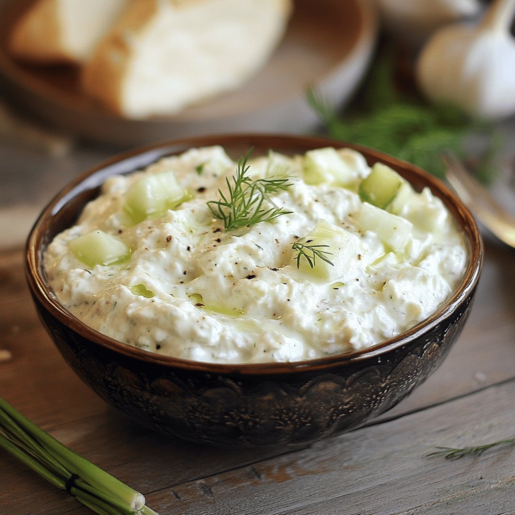 Tzaziki de concombre maison