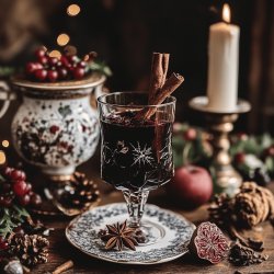 Vin chaud épicé d'Alsace