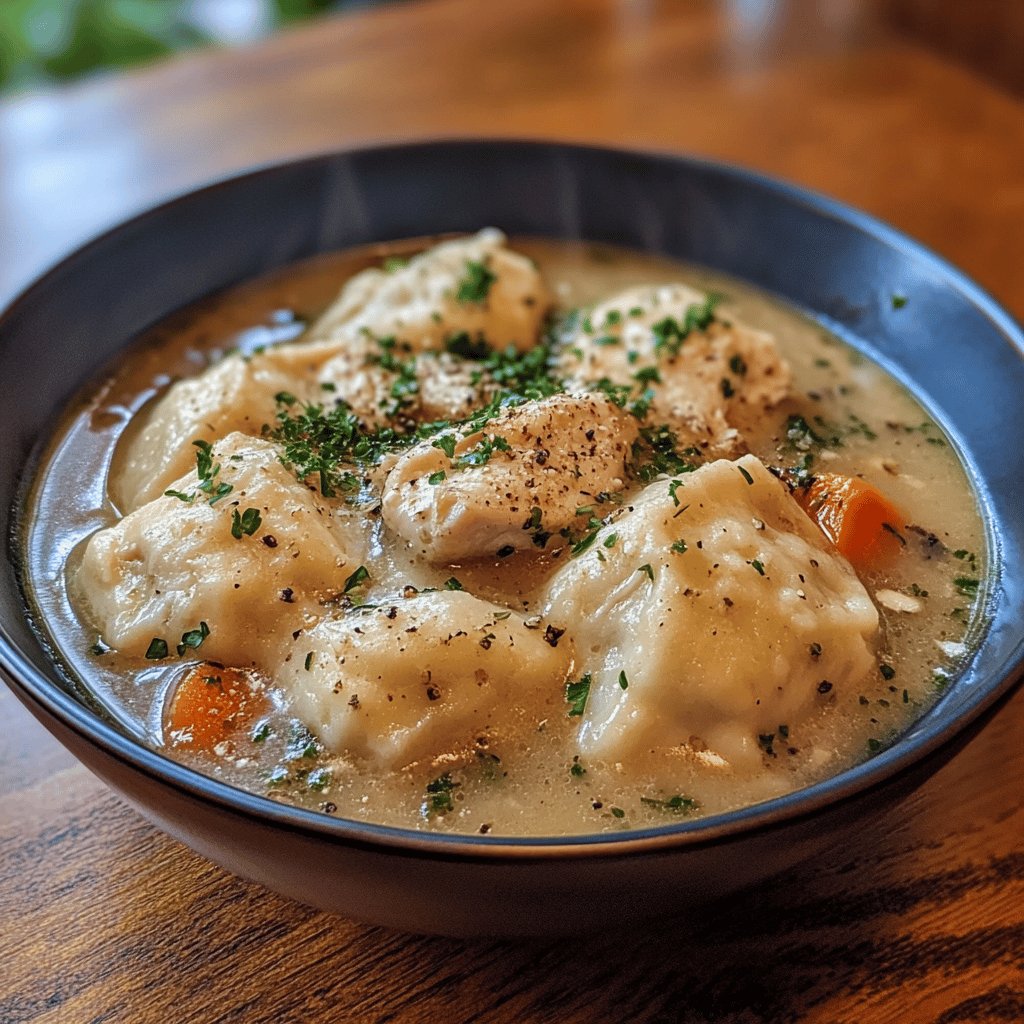 Simple Chicken and Dumplings