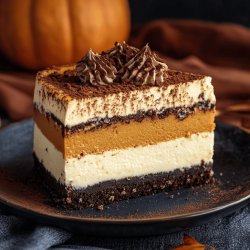 Double-Layer Pumpkin Cheesecake