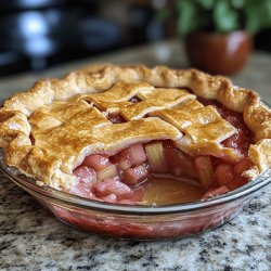 Delicious Strawberry Rhubarb Pie