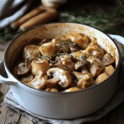 Ris de Veau aux Champignons