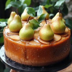 Gâteau fondant aux poires