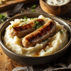 Classic Bangers and Mash