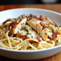 Four-Cheese Chicken Carbonara