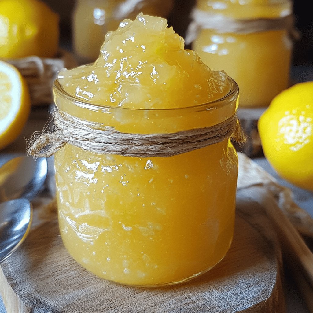 Confiture de citron maison