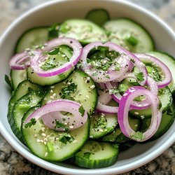 Cucumber and Onion Salad