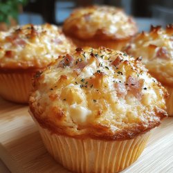 Muffins salés lardons et fromage