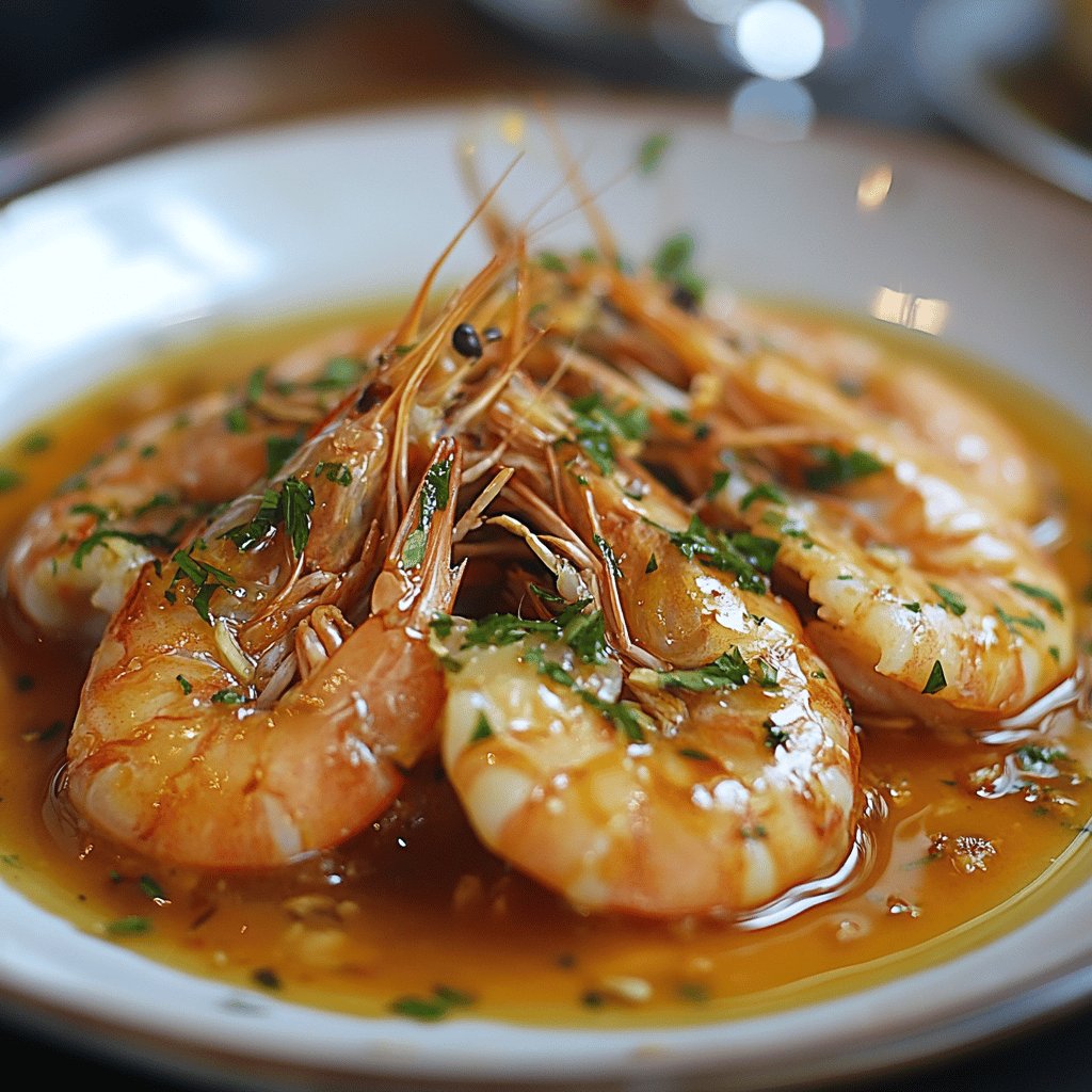 Gambas à l'armoricaine