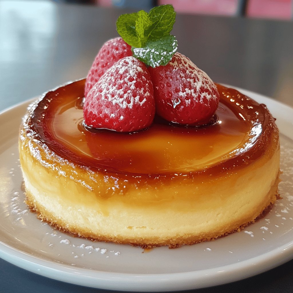 Flan pâtissier traditionnel