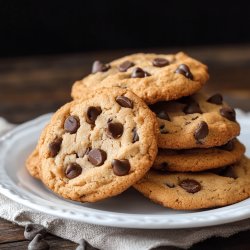 Easy 5-Ingredient Chocolate Chip Cookies