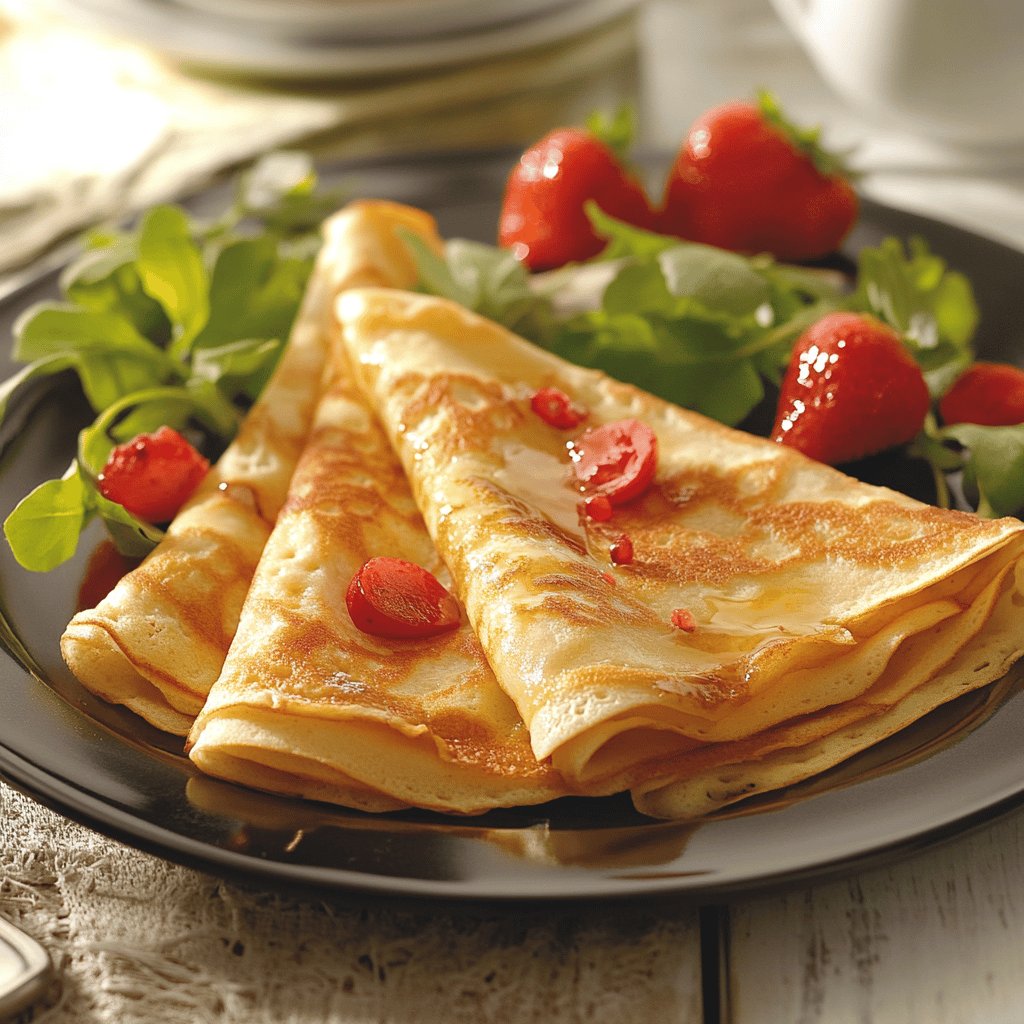 Crêpes salées gourmandes